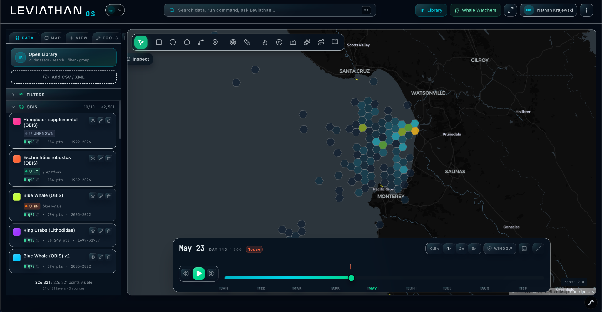 LeviathanOS platform interface